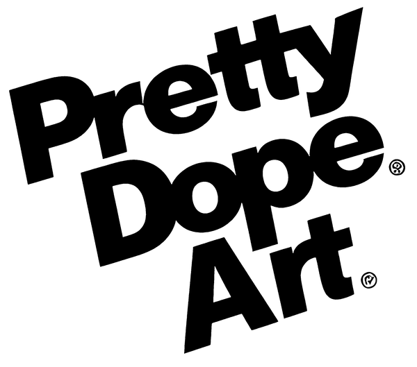 Prettydopeart logo